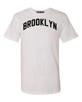 Brooklyn T-Shirt White with Black Reflective Letters